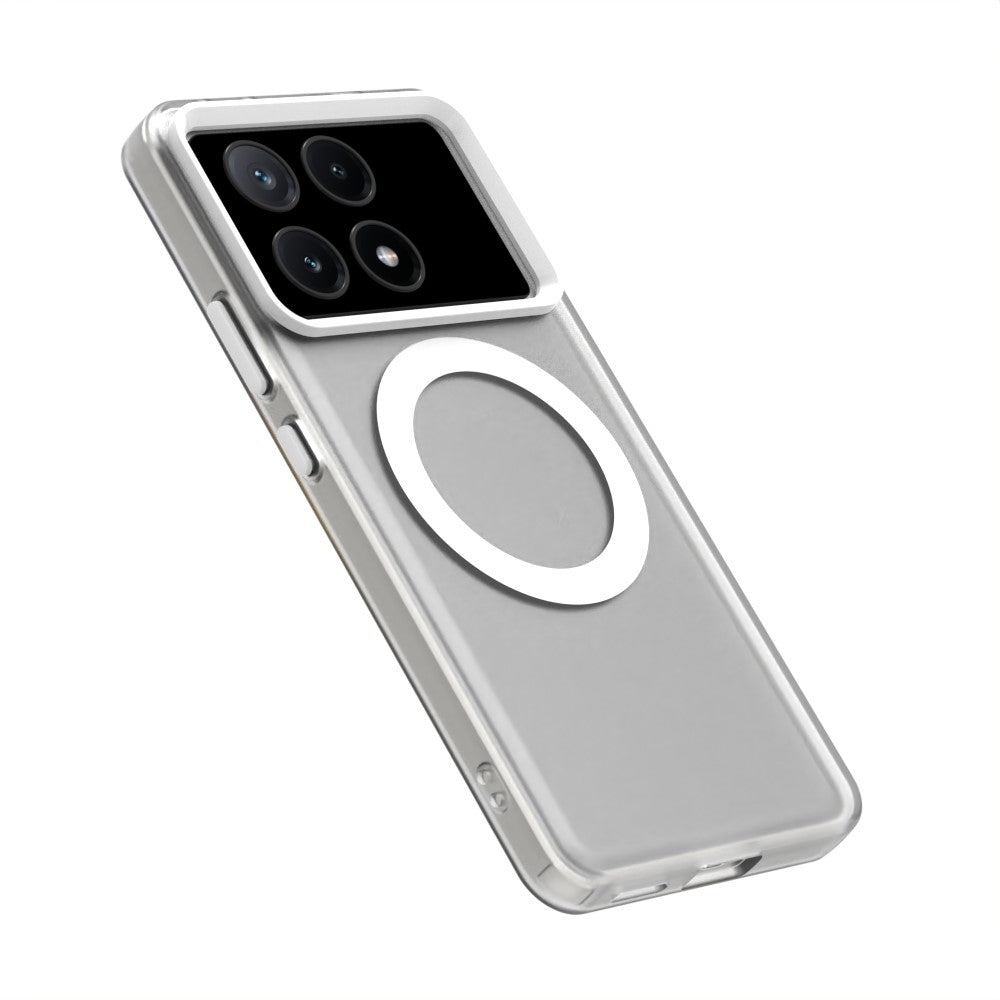 Candy Series For Xiaomi Poco X6 Pro 5G / Redmi K70E 5G Magnetic Case PC+TPU+PET Anti-Drop Phone Cover