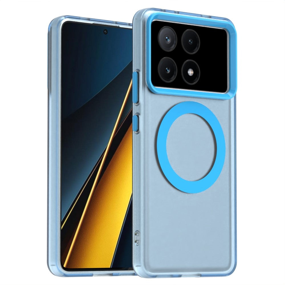 Candy Series For Xiaomi Poco X6 Pro 5G / Redmi K70E 5G Magnetic Case PC+TPU+PET Anti-Drop Phone Cover