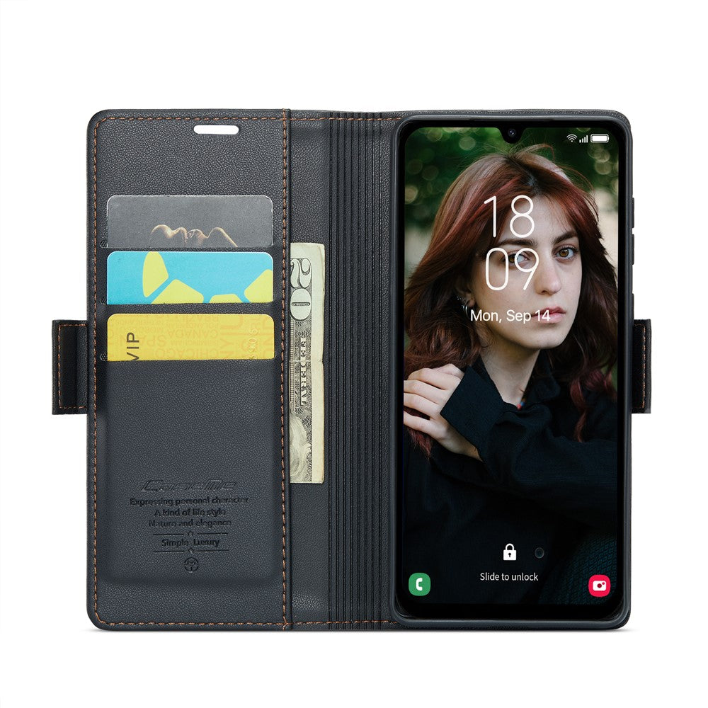 Galaxy A16 5G/4G Glänzende Wallet-Hülle – RFID-Schutz & Ständer