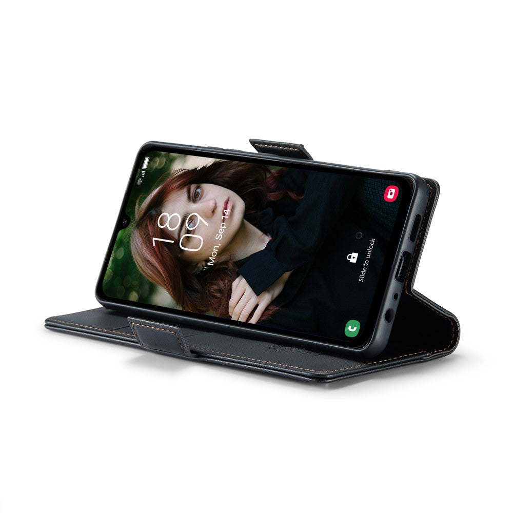 Galaxy A16 5G/4G Glänzende Wallet-Hülle – RFID-Schutz & Ständer
