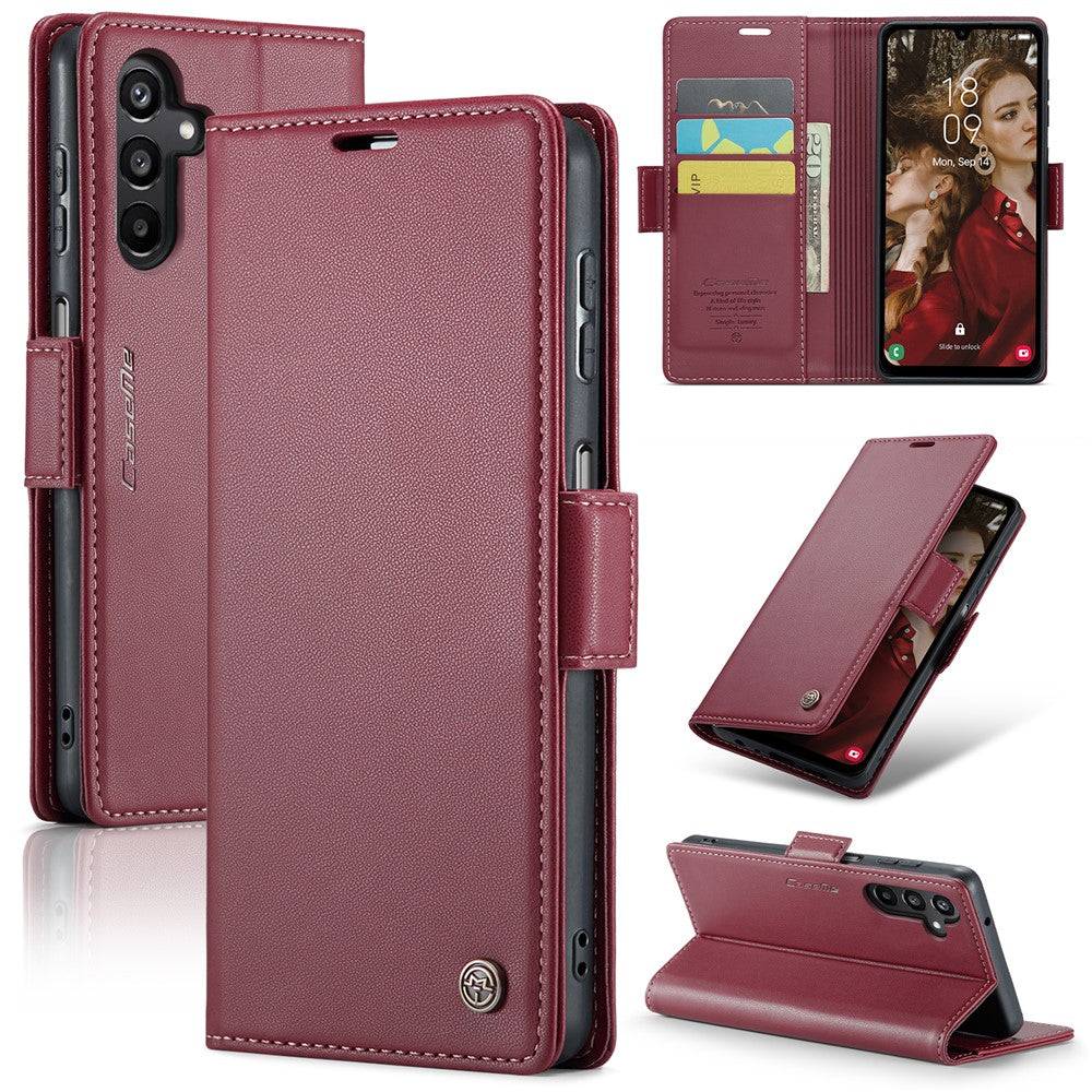 Galaxy A16 5G/4G Glänzende Wallet-Hülle – RFID-Schutz & Ständer