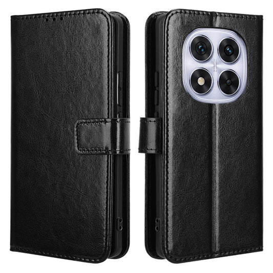 Xiaomi Redmi Note 14 Pro 5G / Xiaomi Redmi Note 14 Pro+ 5G / Xiaomi Poco X7 5G Handyhülle – Note 14 Pro 5G / Poco X7 5G Crazy Horse Textur PU Leder