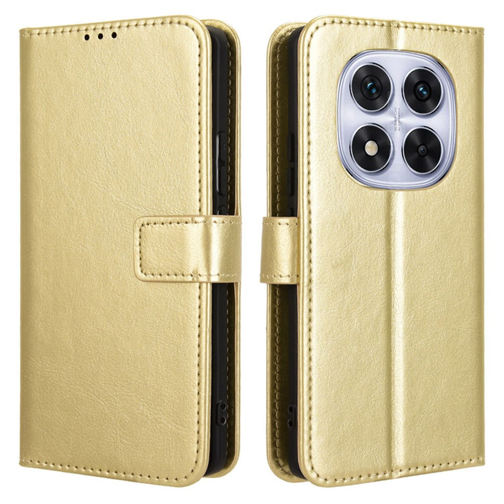 For Xiaomi Redmi Note 14 Pro+ 5G / Note 14 Pro 5G / Poco X7 5G Case Crazy Horse Texture PU Leather Phone Wallet Cover