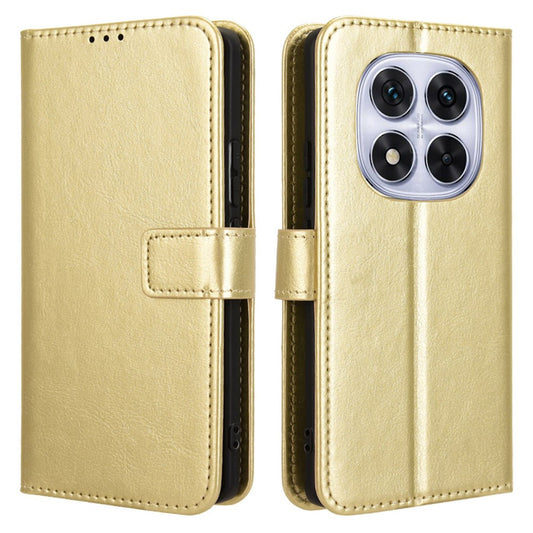 Xiaomi Redmi Note 14 Pro 5G / Xiaomi Redmi Note 14 Pro+ 5G / Xiaomi Poco X7 5G Handyhülle – Note 14 Pro 5G / Poco X7 5G Crazy Horse Textur PU Leder