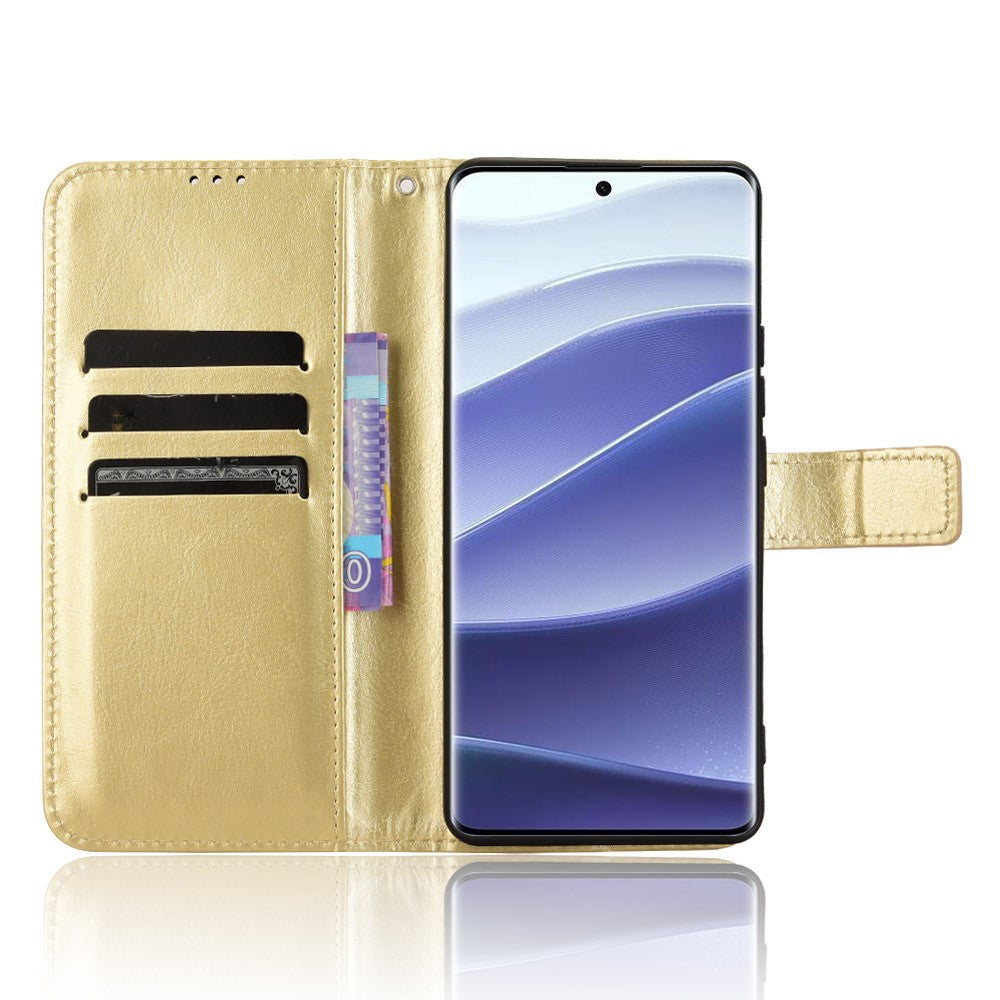 For Xiaomi Redmi Note 14 Pro+ 5G / Note 14 Pro 5G / Poco X7 5G Case Crazy Horse Texture PU Leather Phone Wallet Cover