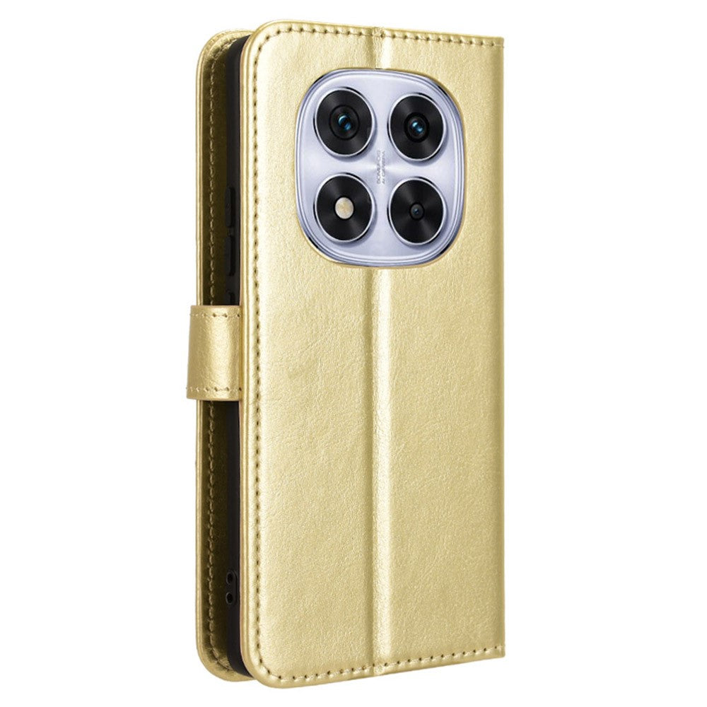 For Xiaomi Redmi Note 14 Pro+ 5G / Note 14 Pro 5G / Poco X7 5G Case Crazy Horse Texture PU Leather Phone Wallet Cover