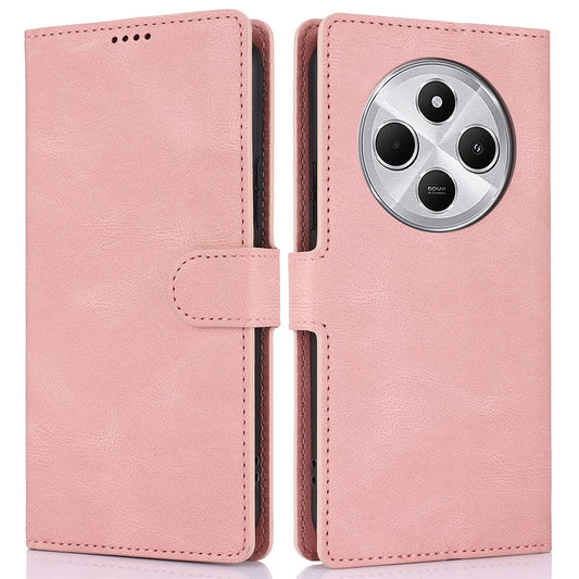 For Xiaomi Poco C75 4G / Redmi 14R 5G / 14C 4G Case PU Leather Phone Cover with Wallet Stand View