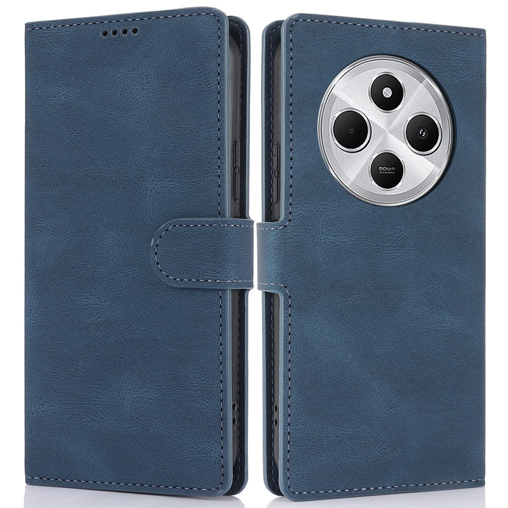 For Xiaomi Poco C75 4G / Redmi 14R 5G / 14C 4G Case PU Leather Phone Cover with Wallet Stand View