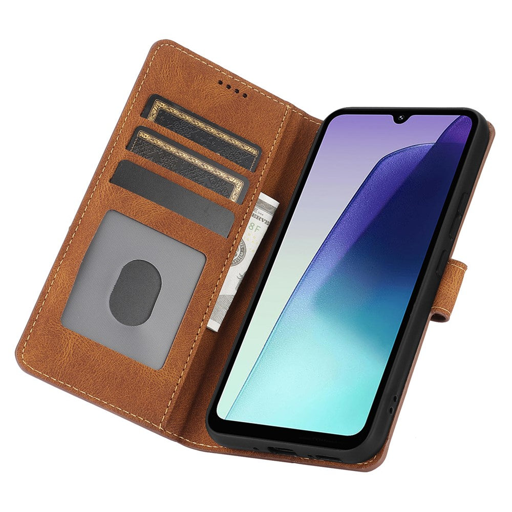 For Xiaomi Poco C75 4G / Redmi 14R 5G / 14C 4G Case PU Leather Phone Cover with Wallet Stand View