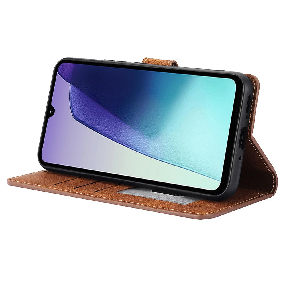 For Xiaomi Poco C75 4G / Redmi 14R 5G / 14C 4G Case PU Leather Phone Cover with Wallet Stand View