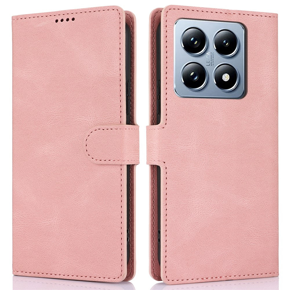 For Xiaomi 14T Case PU Leather Phone Cover with Wallet Stand View