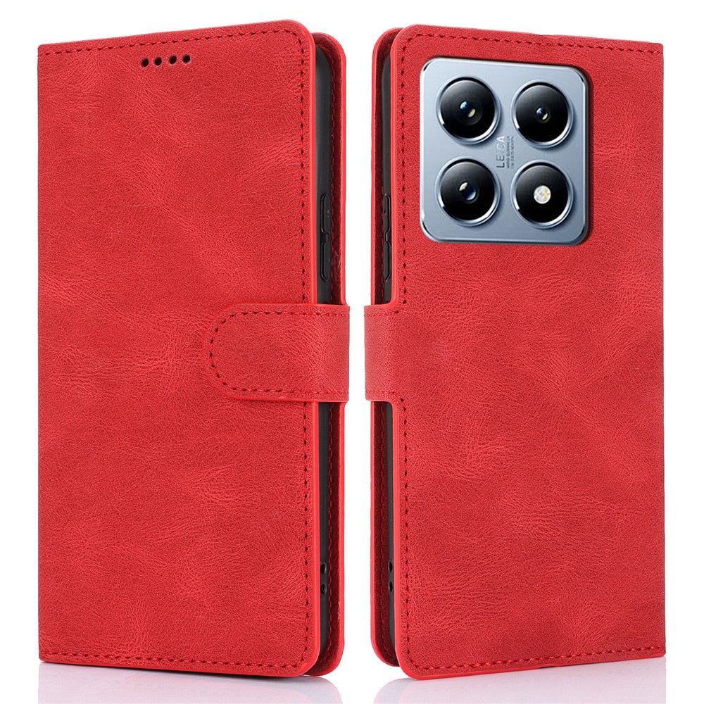 For Xiaomi 14T Case PU Leather Phone Cover with Wallet Stand View