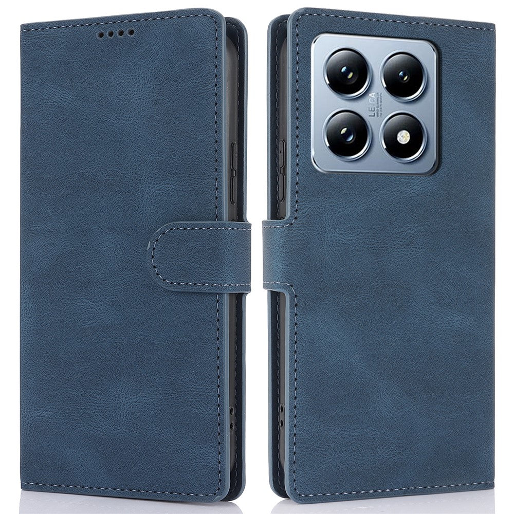 For Xiaomi 14T Pro Case PU Leather Phone Cover with Wallet Stand View