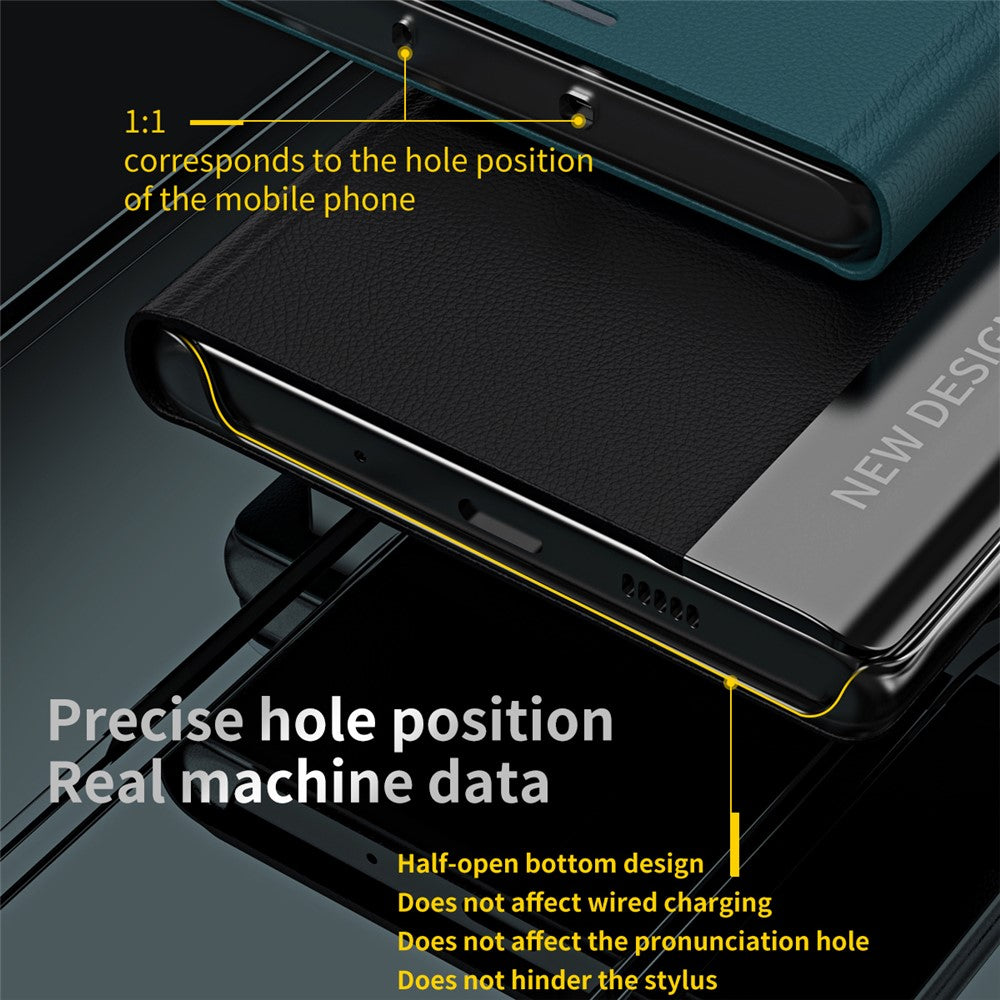 Galaxy S24 FE Klappbare Hülle – elegant, stoßfest, mit Ständer & galvanisierter Oberfläche