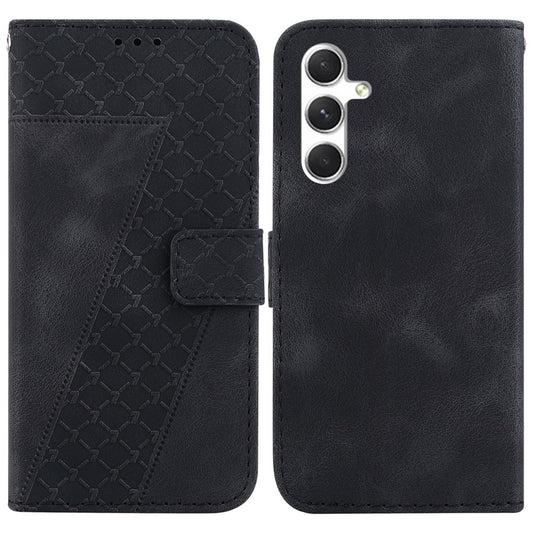 Galaxy S25 Plus Leder-Wallet-Hülle – Mit Prägung & Ständer