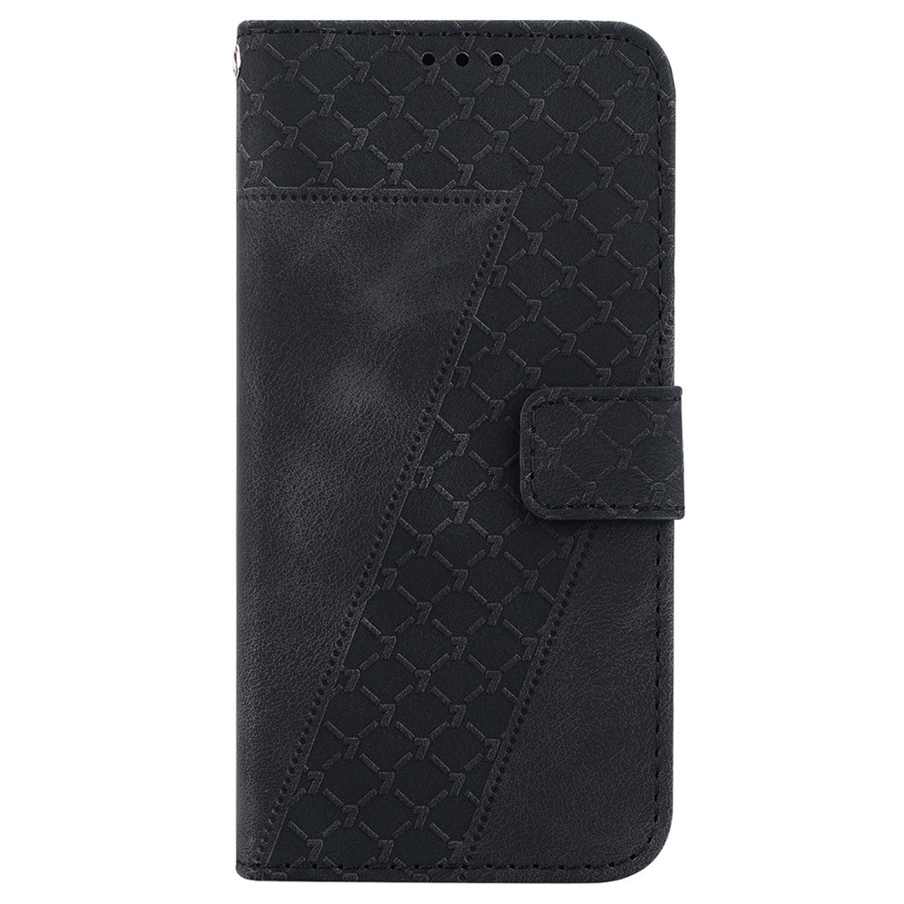 Galaxy S25 Plus Leder-Wallet-Hülle – Mit Prägung & Ständer