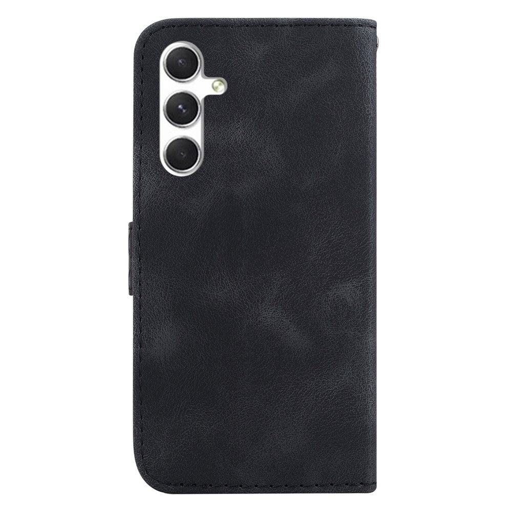 Galaxy S25 Plus Leder-Wallet-Hülle – Mit Prägung & Ständer