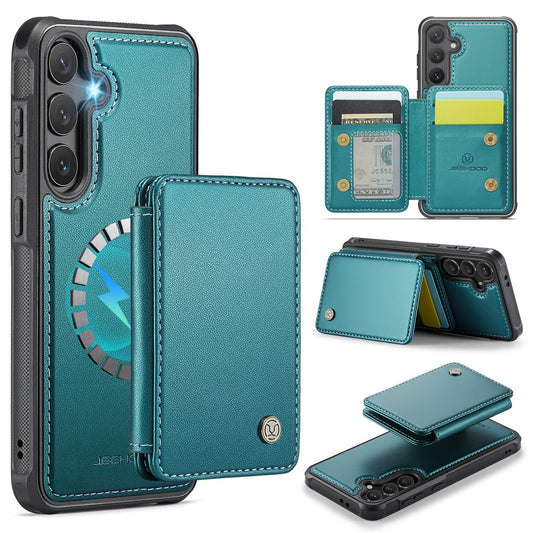 Galaxy S24 FE Leder-Handyhülle – Mit abnehmbarer magnetische Kartentasche