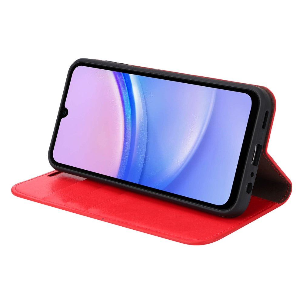 Galaxy A16 5G/4G Echtleder-Hülle mit Kartenfach
