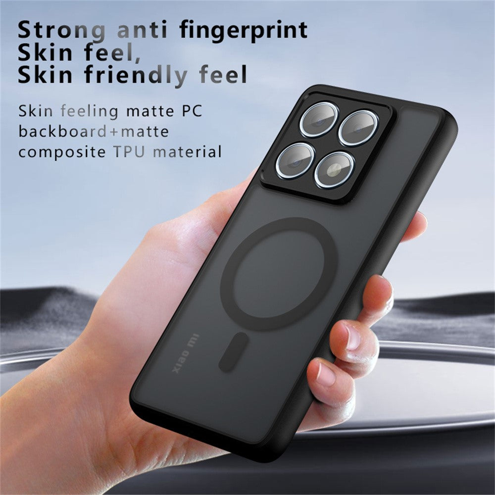 For Xiaomi 14T Pro Magnetic Case TPU+PC Matte Phone Cover