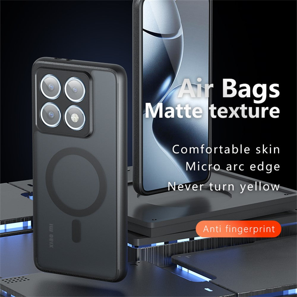 For Xiaomi 14T Pro Magnetic Case TPU+PC Matte Phone Cover