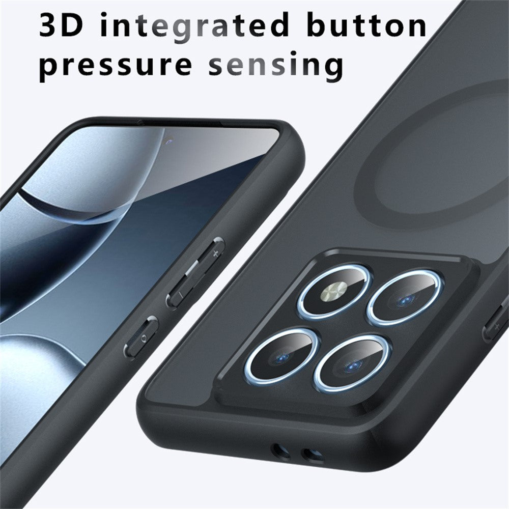 For Xiaomi 14T Pro Magnetic Case TPU+PC Matte Phone Cover