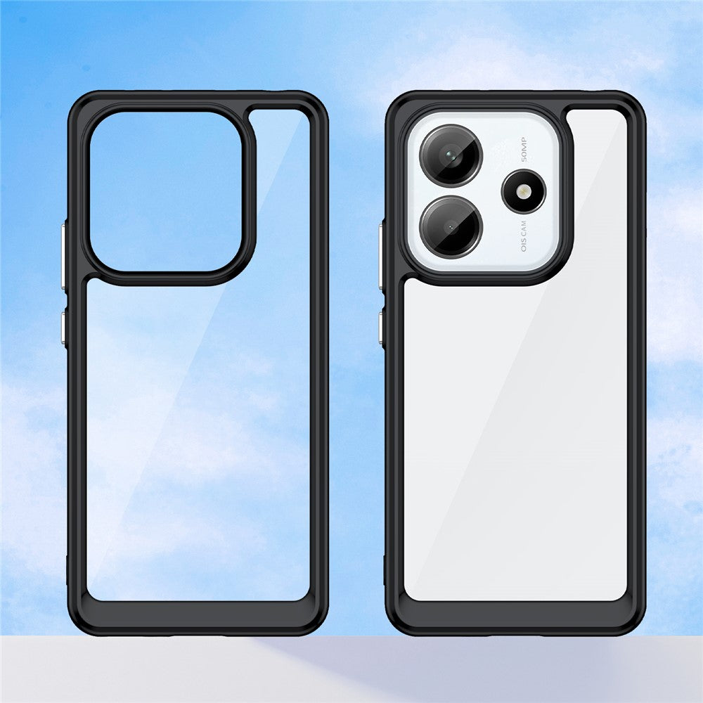 For Xiaomi Redmi Note 14 5G Case TPU +Acrylic Protective Clear Phone Cover