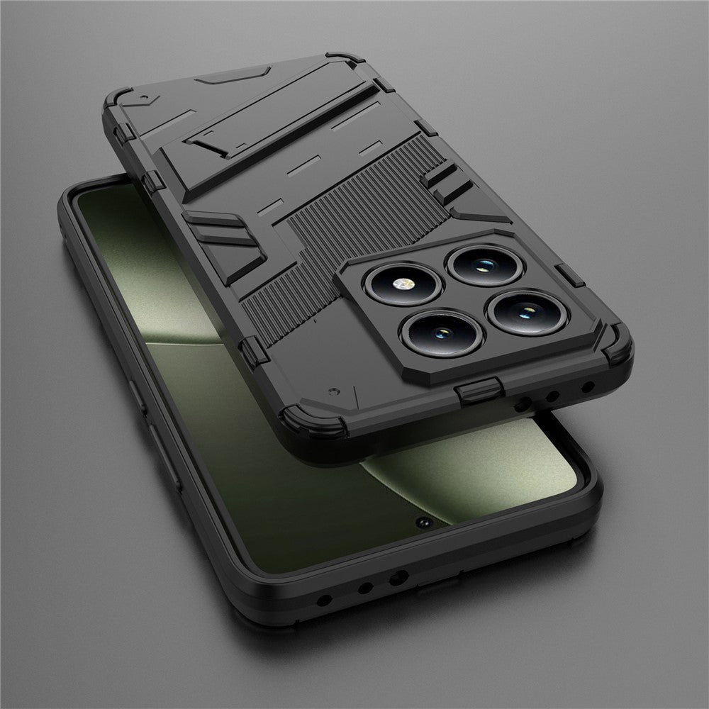 For Xiaomi 14T Case PC+TPU Shockproof Phone Cover with Kickstand