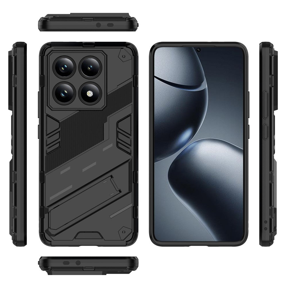 For Xiaomi 14T Pro Case PC+TPU Shockproof Phone Cover with Kickstand