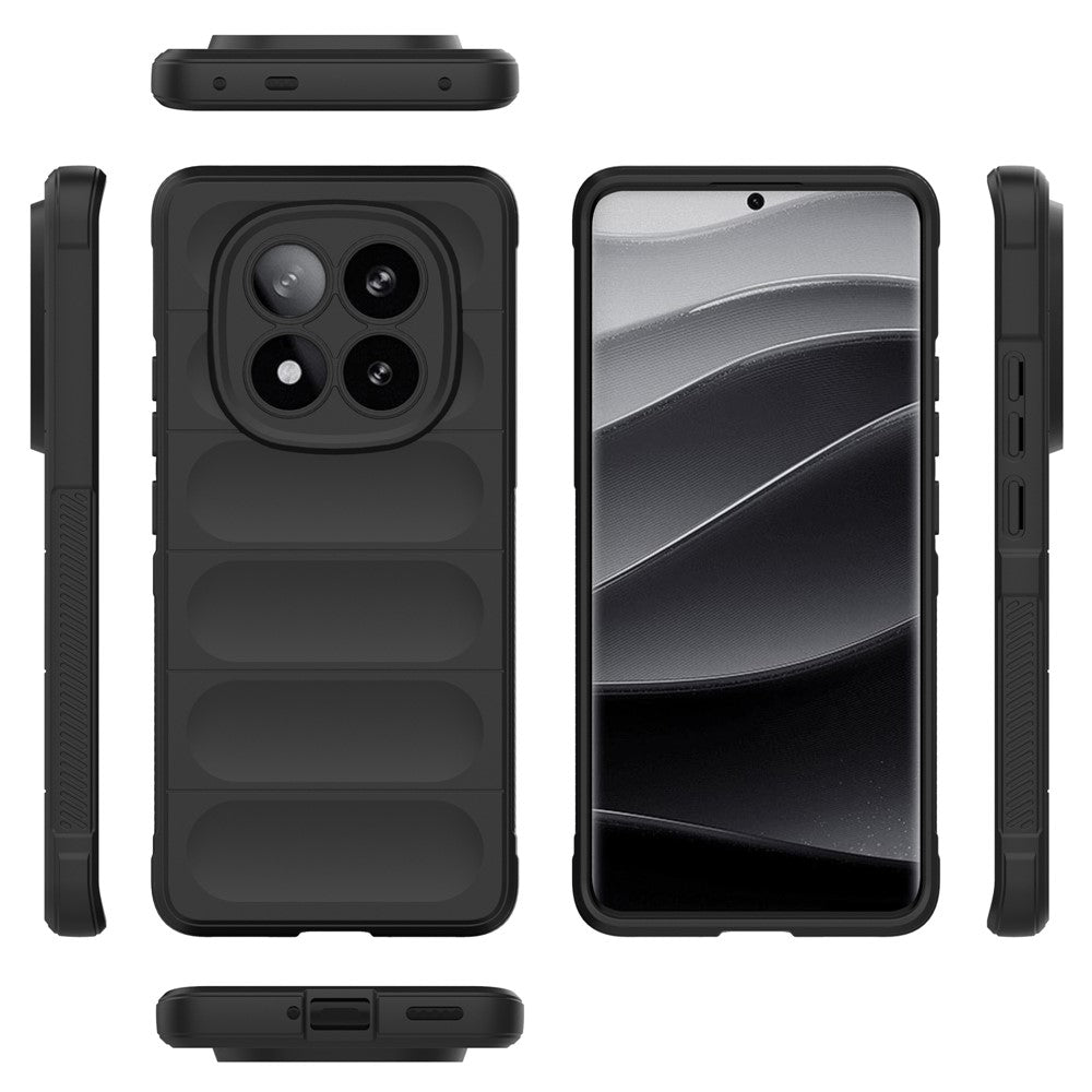 For Xiaomi Redmi Note 14 Pro+ 5G Case Anti-Drop Soft TPU Rugged Phone Back Cover