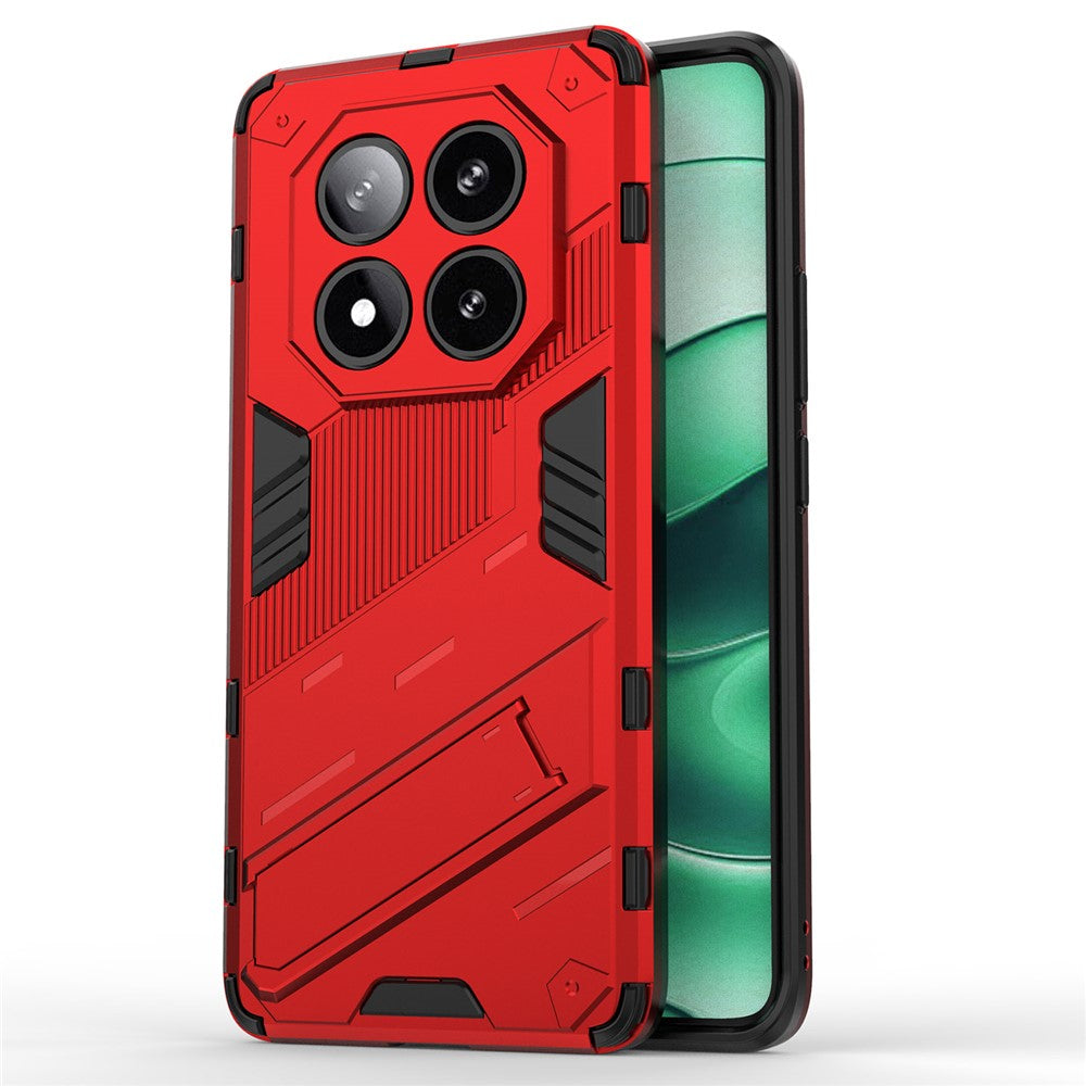 For Xiaomi Redmi Note 14 Pro 5G / Poco X7 5G Case PC+TPU Shockproof Phone Cover with Kickstand