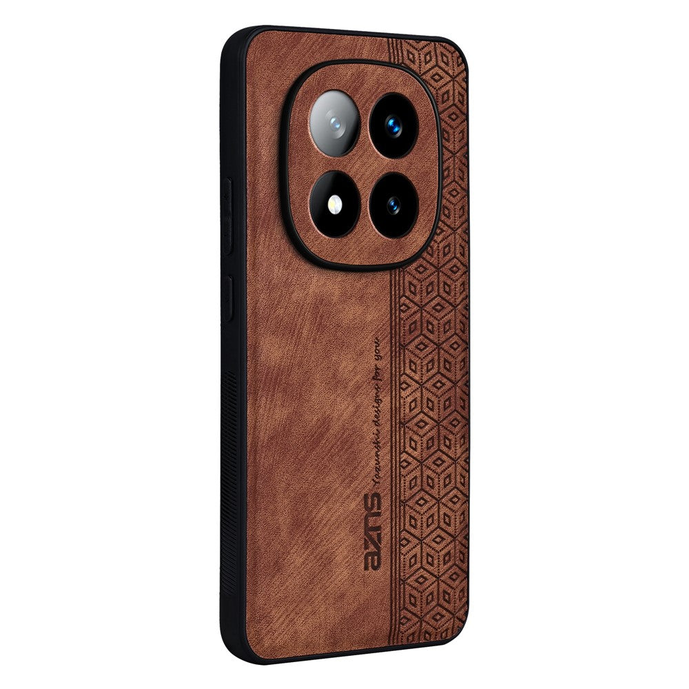 AZNS For Xiaomi Redmi Note 14 Pro+ 5G Case Protective PU Leather Covered TPU Phone Shell