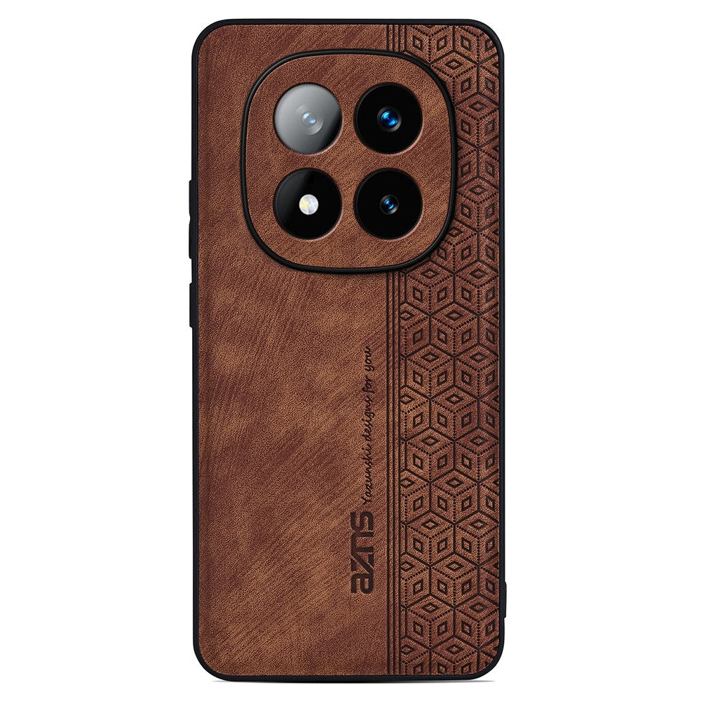 AZNS For Xiaomi Redmi Note 14 Pro 5G / Poco X7 5G Case Protective PU Leather Covered TPU Phone Shell