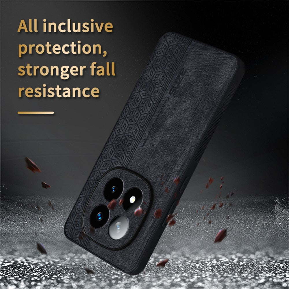 AZNS For Xiaomi Redmi Note 14 Pro 5G / Poco X7 5G Case Protective PU Leather Covered TPU Phone Shell