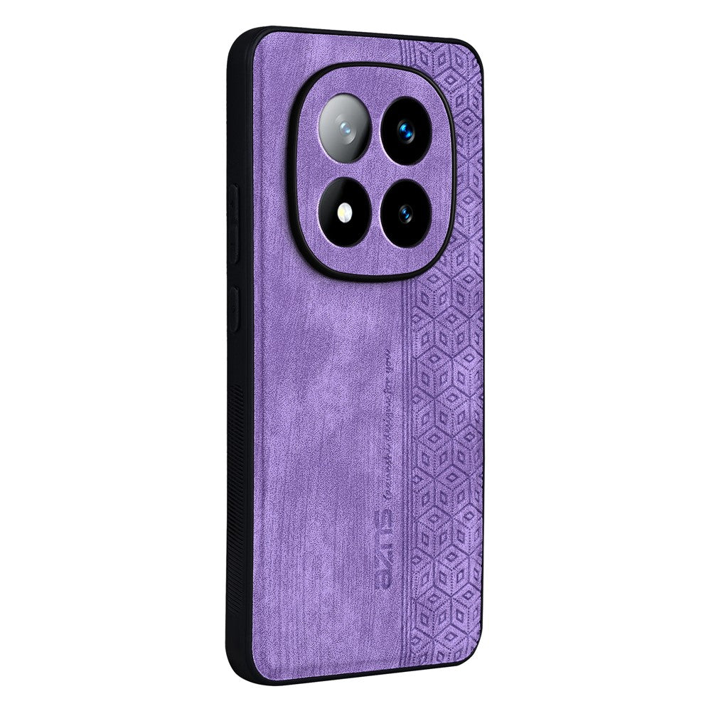 AZNS For Xiaomi Redmi Note 14 Pro 5G / Poco X7 5G Case Protective PU Leather Covered TPU Phone Shell