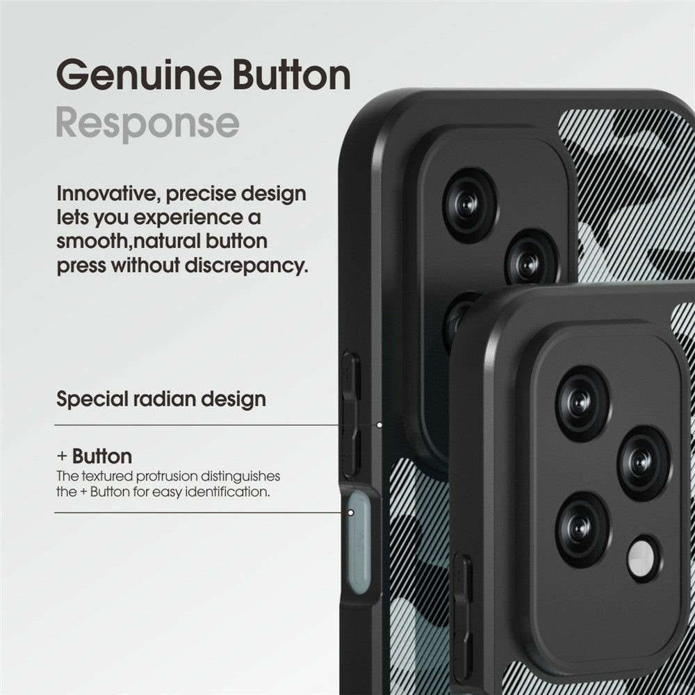 IBMRS For Honor 200 Lite Case TPU + PC Heavy Duty Shockproof Phone Cover Camera Protection