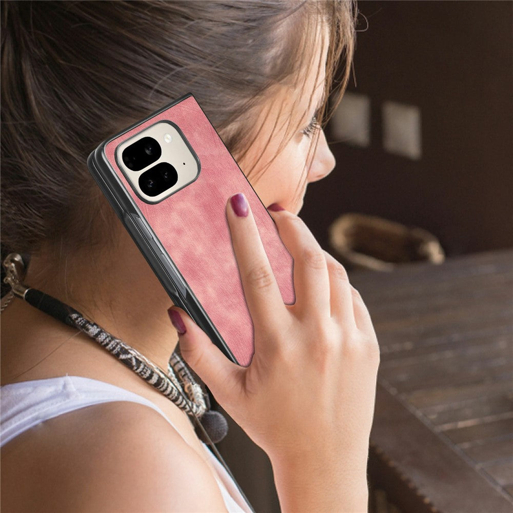 Pixel 9 Pro Fold 5G Lederhülle – Faltbar, Retro & edel