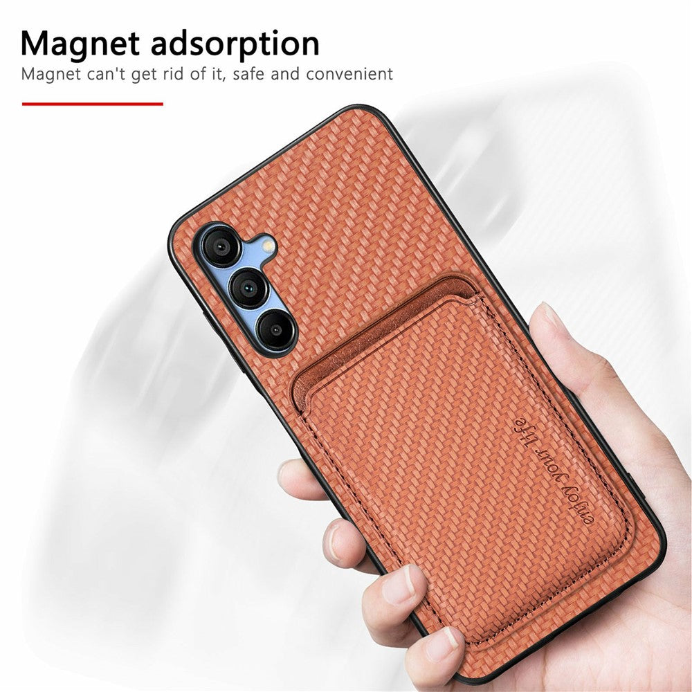 Galaxy A16 4G/5G Schutzhülle – Magnetische abnehmbare Kartenhalter-Rückseite
