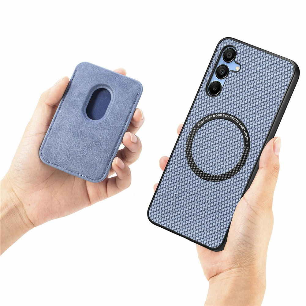 Galaxy A16 4G/5G Schutzhülle – Magnetische abnehmbare Kartenhalter-Rückseite