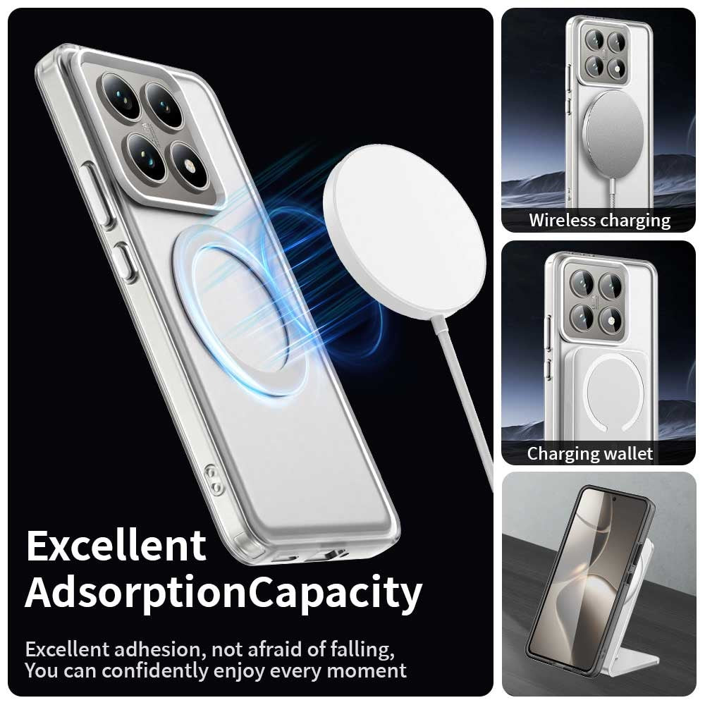 Candy Series For Xiaomi 14T Case Magnetic Case PC+TPU+PET Anti-Drop Phone Cover