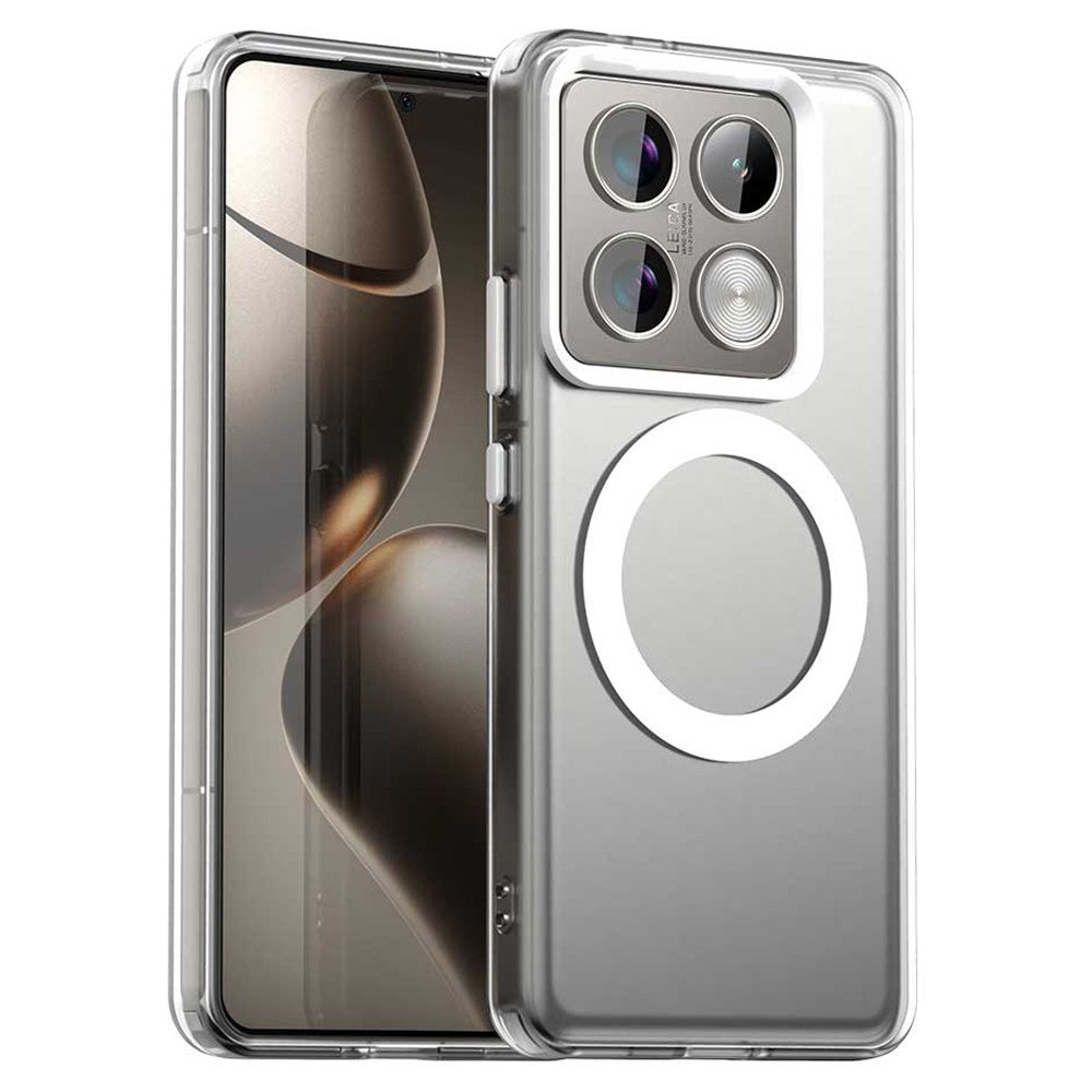 Candy Series For Xiaomi 14T Pro Magnetic Case PC+TPU+PET Anti-Drop Phone Cover