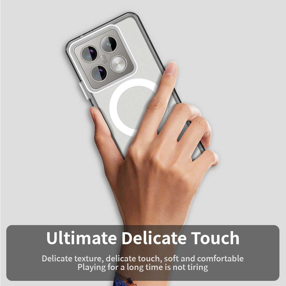 Candy Series For Xiaomi 14T Pro Magnetic Case PC+TPU+PET Anti-Drop Phone Cover