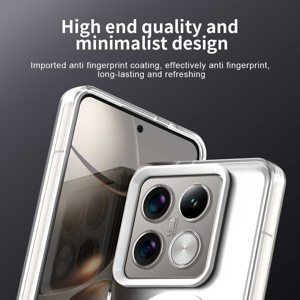 Candy Series For Xiaomi 14T Pro Magnetic Case PC+TPU+PET Anti-Drop Phone Cover