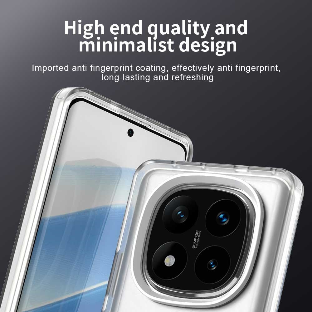 For Xiaomi Redmi Note 14 Pro 5G / Poco X7 5G Magnetic Case PC+TPU+PET Anti-Drop Phone Cover