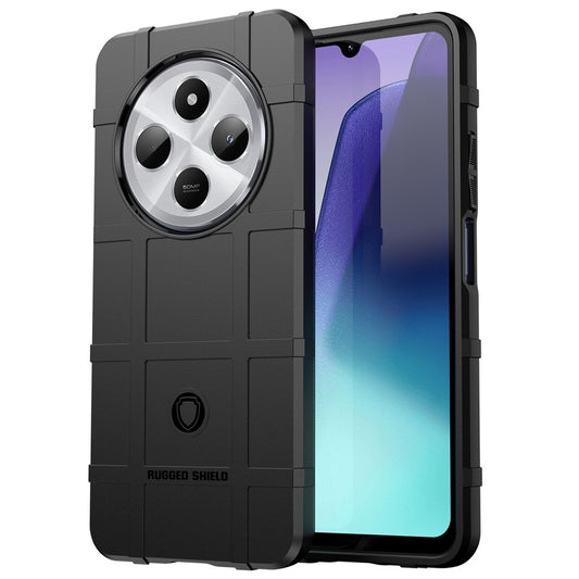 For Xiaomi Poco C75 4G / Redmi 14R 5G / 14C 4G Case Grid Design Soft TPU Scratch-Proof Phone Cover