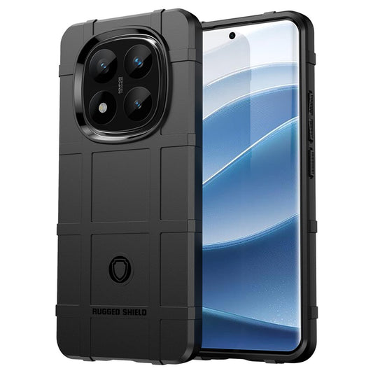 Xiaomi Redmi Note 14 Pro+ 5G Handyhülle – Grid Design Weiche, kratzfeste TPU