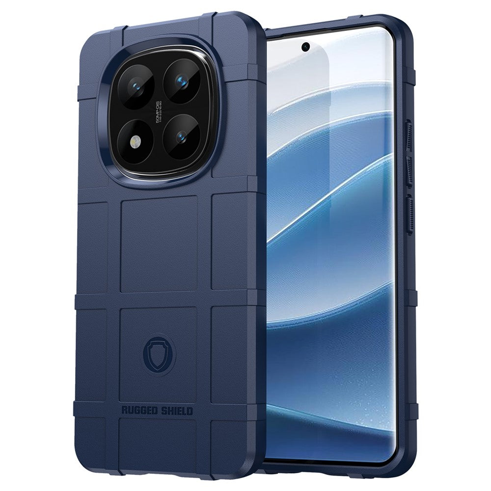 For Xiaomi Redmi Note 14 Pro+ 5G Case Grid Design Soft TPU Scratch-Proof Phone Cover