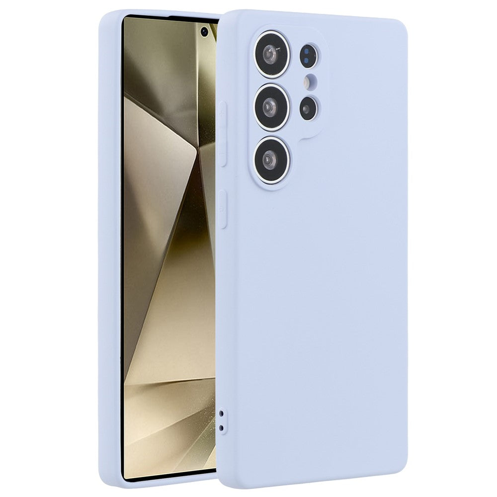 Galaxy S25 Ultra Gummierte Hülle – Mit Faserfutter & Anti-Kratz-Abdeckung