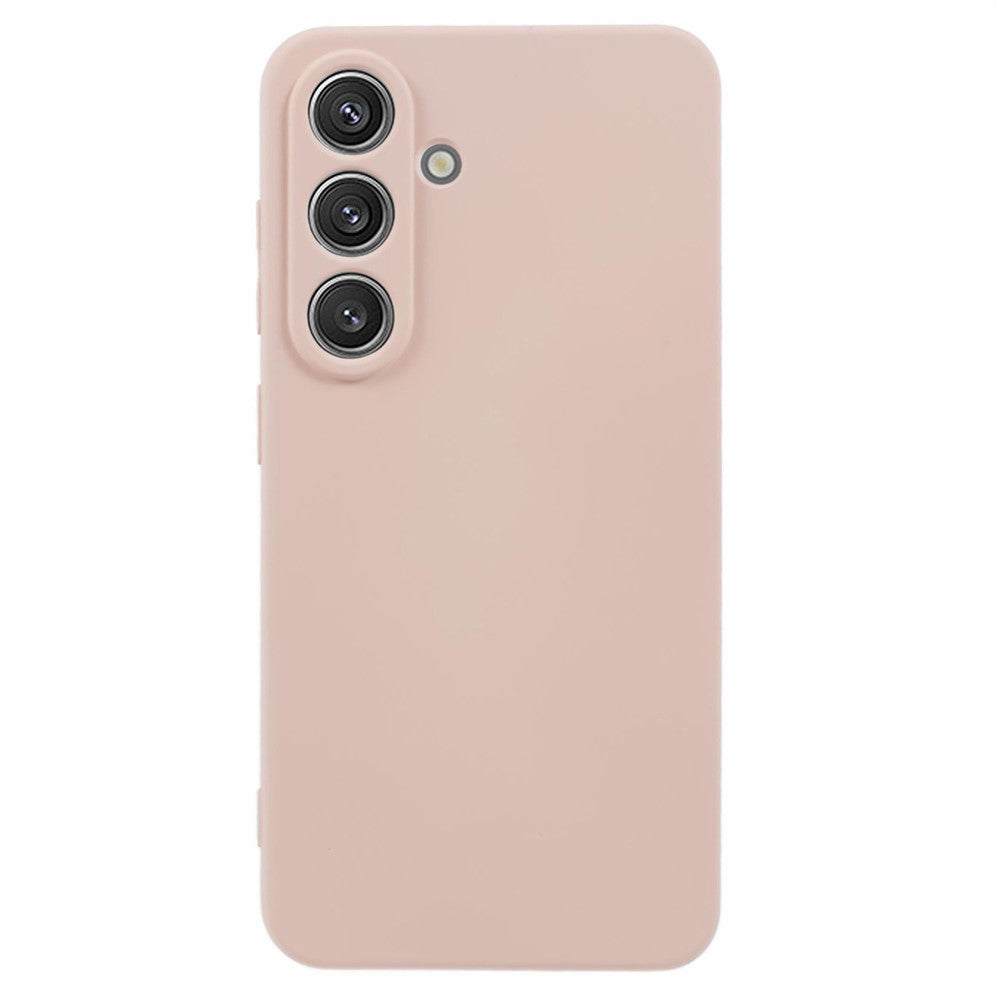 Galaxy S25 Gummierte Hülle – Mit Faserfutter & Anti-Kratz-Abdeckung