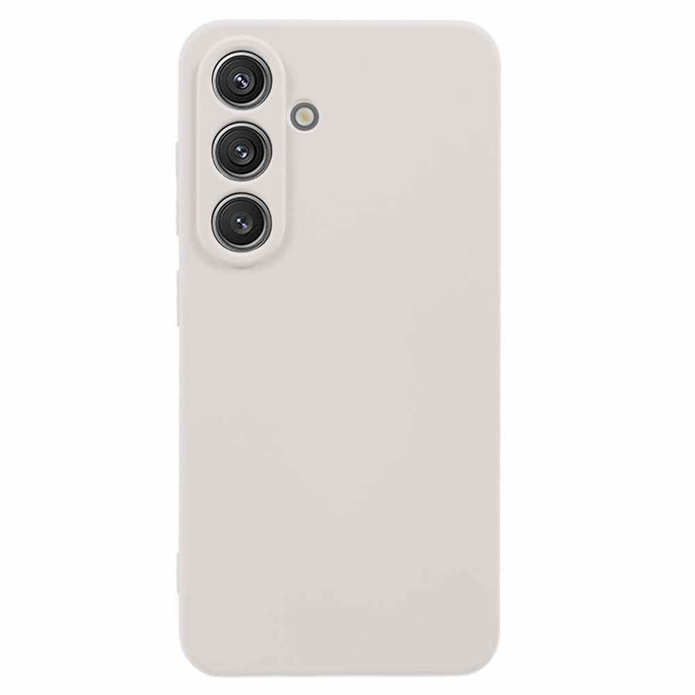 Galaxy S25 Gummierte Hülle – Mit Faserfutter & Anti-Kratz-Abdeckung